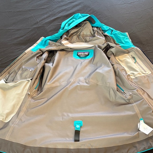 *AS IS* Patagonia Refugitive Teal Recco Shell Jacket-S - Picture 4 of 12